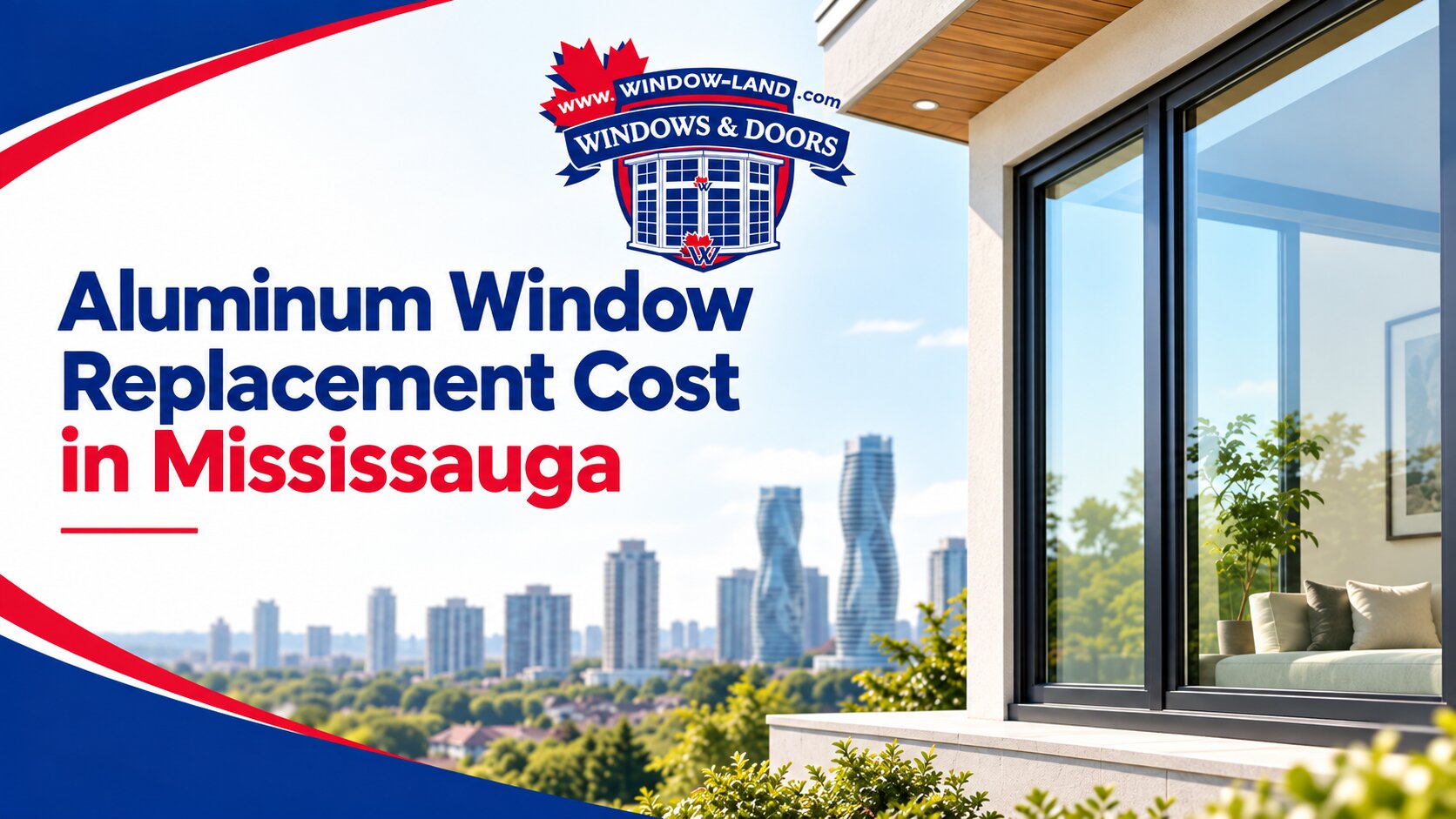 Aluminum Window Replacement Cost in Mississauga