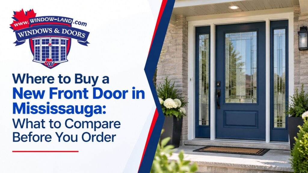 Where to Buy a New Front Door in Mississauga